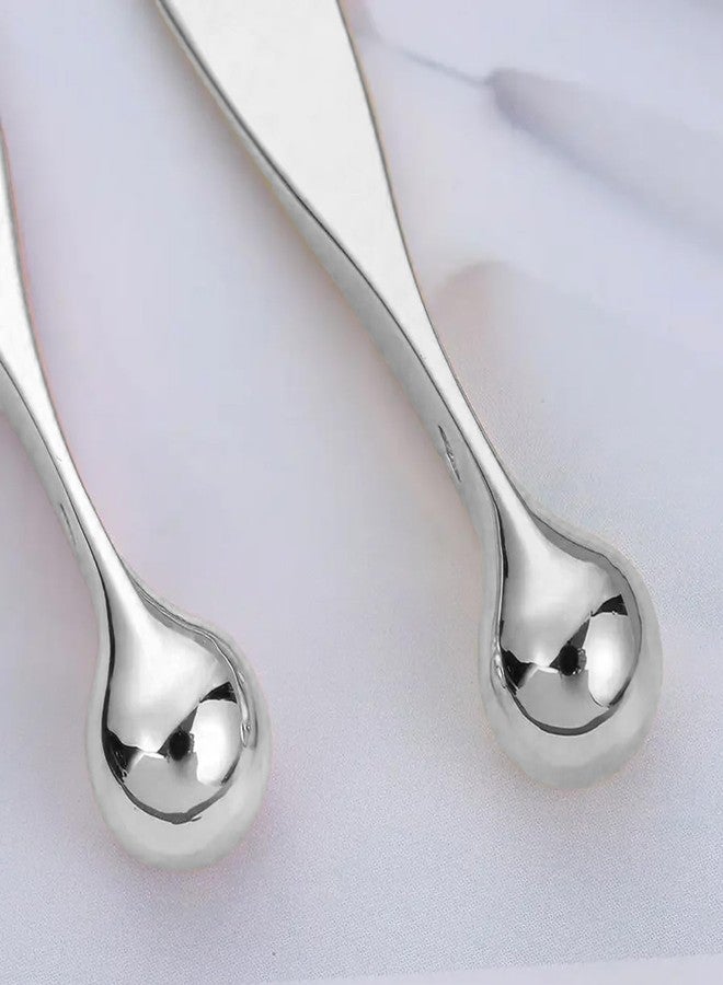 LINYUEARUI 4pcs Metal Eye Cream Massage Stick Tool for Face Cream Applicator,Makeup spatula, eye cream applicator, eye massage tool, eye cream applicator, eye massage tool. - Image 3